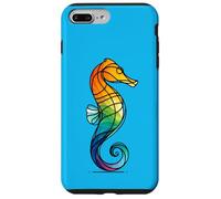 Disegno colorato Line Art Cavalluccio Marino Custodia per iPhone 7 Plus/8 Plus