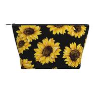 Disegno Del Girasole, Borsa da toilette Borsa per trucco Borsa per cosmetici Borsa da toilette da viaggio portatile