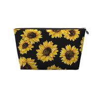 Disegno Del Girasole, Borsa da toilette Borsa per trucco Borsa per cosmetici Borsa da toilette da viaggio portatile