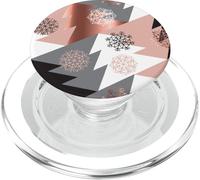 Disegno del modello di Natale con l'astratto della geometria dell'albero PopSockets PopGrip per MagSafe
