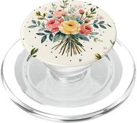 Disegno del modello floreale dell'acquerello | Estetica botanica dell'annata PopSockets PopGrip per MagSafe