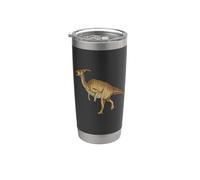 Disegno del Parasaurolophus Bicchiere termico in acciaio inox doppia parete