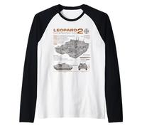 Disegno del Progetto del Veicolo corazzato del carro Armato Leopard 2 2A4 Maglia con Maniche Raglan
