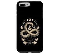 Disegno del simbolo della luna di fuoco a forma di serpente Ouroboros Infinity Custodia per iPhone 7 Plus/8 Plus