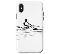 Disegno del vogatore Regata di canottaggio Custodia per iPhone X/XS