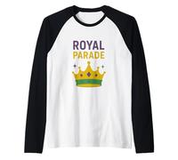 Disegno della Corona del Mardi Gras della Royal Parade Maglia con Maniche Raglan