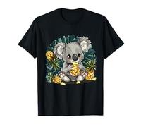 Disegno della fauna selvatica della frutta dell'ananas dell'orso di koala dell'ananas Maglietta