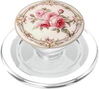 Disegno dell'acquerello del giardiniere e fiori Elegante PopSockets PopGrip per MagSafe