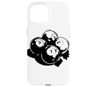 Disegno delle palle da biliardo Custodia per iPhone 15