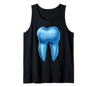 Disegno Dentale del Dentista del Dente molare Blu Canotta