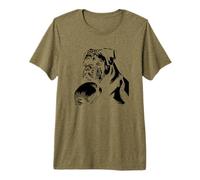 Disegno di Cane da Boxe Pugile dilettante Maglietta Premium
