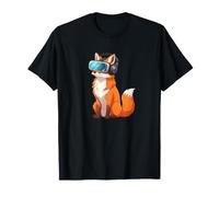 Disegno di Cartoni Animati Fox Virtual Reality Gamer Maglietta