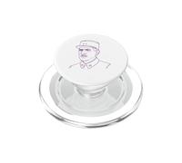 Disegno di Charles de Gaulle PopSockets PopGrip per MagSafe