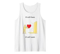 Disegno di devozione da Pittore a Cuore su Tela Canotta