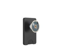 Disegno di dischi in vinile celeste PopSockets PopWallet per MagSafe