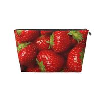 Disegno di fragole, Borsa da toilette Borsa per trucco Borsa per cosmetici Borsa da toilette da viaggio portatile