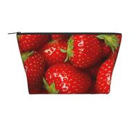 Disegno di fragole, Borsa da toilette Borsa per trucco Borsa per cosmetici Borsa da toilette da viaggio portatile