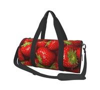 Disegno di fragole, Borsone da viaggio di grande capacità Borsa rotonda Borsa da viaggio sportiva Borsa da viaggio Borsa da fitness