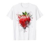 Disegno di fragole Pittura astratta Arte Grafica Maglietta