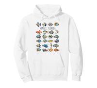 Disegno di Pesce colorato Venezia Florida Felpa con Cappuccio