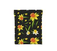 Disegno Di Sfondo Senza Soluzione Di Continuità Con I Fiori Di Narciso, Spremere il portafoglio superiore da donna Borsa portaoggetti Piccola portamonete Portamonete