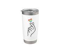 Disegno di Sostegno dei Diritti Umani Bicchiere termico in acciaio inox doppia parete