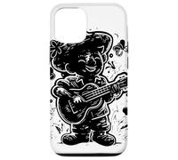 Disegno di ukulele Suonatore di ukulele Custodia per iPhone 12/12 Pro