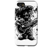 Disegno di ukulele Suonatore di ukulele Custodia per iPhone SE (2020) / 7/8