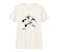Disegno di Un Calciatore Americano Maglietta Premium