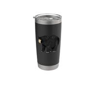 Disegno di un orso nero americano Bicchiere termico in acciaio inox doppia parete