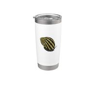 Disegno di una zebra che corre con una lumaca Bicchiere termico in acciaio inox doppia parete