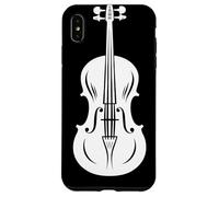 Disegno di violino Violinista Musica Bluegrass Custodia per iPhone XS Max