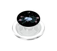 Disegno episodico di arte mistica del gatto della luna sognante PopSockets PopGrip per MagSafe