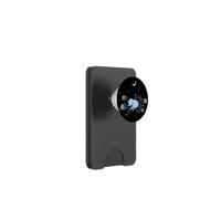 Disegno episodico di arte mistica del gatto della luna sognante PopSockets PopWallet per MagSafe