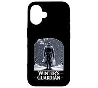Disegno grafico del guardiano d'inverno Custodia per iPhone 16