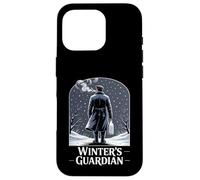 Disegno grafico del guardiano d'inverno Custodia per iPhone 16 Pro