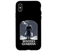 Disegno grafico del guardiano d'inverno Custodia per iPhone X/XS