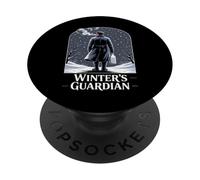 Disegno grafico del guardiano d'inverno PopSockets PopGrip Adesivo