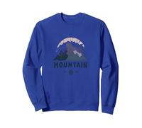 Disegno Grafico della Bussola Avventura dello Spirito di Felpa, Unisex per Adulti, Blu Reale, L