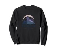 Disegno Grafico della Bussola Avventura dello Spirito di Felpa, Unisex per Adulti, Nero, L