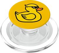 Disegno grafico dell'illustrazione infantile dell'anatra gialla di PopSockets PopGrip per MagSafe