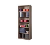 Disegno libreria 6v. rovere cm 36x82x217h