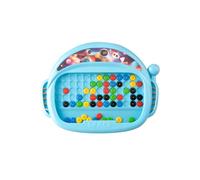 Disegno Magnetico Giocattolo Doodle Tablet 1 Set Tavola con 50 Perle Colorate Penna DIY DOT ART EARLY Education Pad Bambini Bambini Bambini Ragazzi Ragazze Compleanno Blu