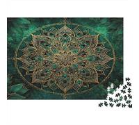 Disegno Mandala Puzzles 1000 Pezzi In Cartone Pressato, Un Classico Puzzle A Pezzi Per Enigma Ultra Difficile, Ideale Per Hobby Invernale, Il Miglior Regalo Per Gli Amanti Dei Puzz