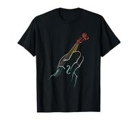 Disegno semplice Violino Figura di abbigliamento Violino Maglietta
