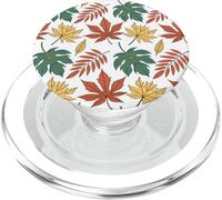 Disegno senza cuciture del modello delle foglie di autunno, botanico colorato PopSockets PopGrip per MagSafe