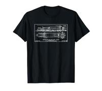 Disegno Tecnico del Treno Minimo della Serie E5 del Giappone Shinkansen Maglietta