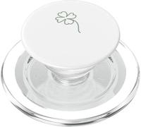 Disegno Verde Pastello Quadrifoglio PopSockets PopGrip per MagSafe