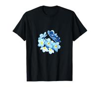 Disegno vettoriale blu Wildlower Myosotis Forget-Me-Not Maglietta