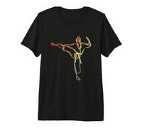 Disegno Vintage di Karateka Amante del Karate Maglietta Premium